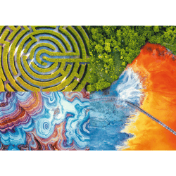 Galeria - zdjęcie nr. 2 - Puzzle 500 UFT Aerial Mindblow: Maze of Colors 37460