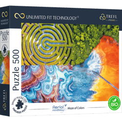 Puzzle 500 UFT Aerial Mindblow: Maze of Colors 37460