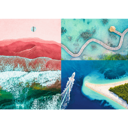 Galeria - zdjęcie nr. 2 - Puzzle 500 UFT Aerial Mindblow: Over the Water 37459