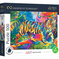 Puzzle 500 UFT Color Splash: Tiger Encounter 37453
