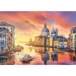 Galeria - zdjęcie nr. 2 - Puzzle 500 UFT Romantic Sunset: Venice Italy 37457