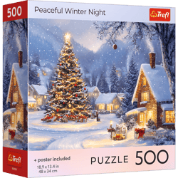 Puzzle 500 USA Collection: Peaceful Winter Night
