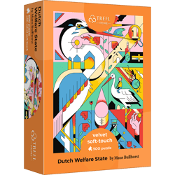 Puzzle 500  Velvet Soft Touch Dutch Welfare State by Maus Bullhorst 37420