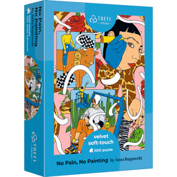 Puzzle 500 Velvet Soft Touch No Pain, No Painting by Anna Rupprecht 37423