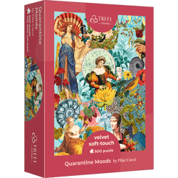 Puzzle 500 Velvet Soft Touch Quarantine Moods by Pilar Cucci