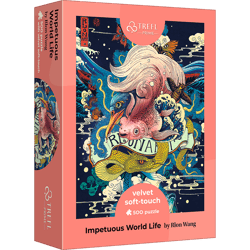 Puzzle 500 Velvet Soft TouchImpetuous World Life by Rlon Wang 37421