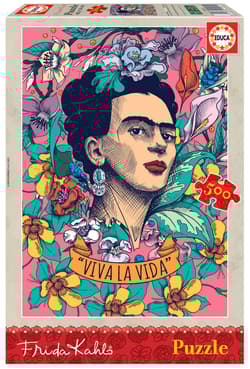 Puzzle 500 Viva La Vida Frida Kahlo 111350
