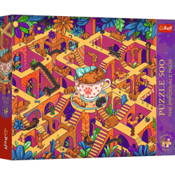 Puzzle 500 Wesołe jamniki TREFL