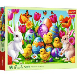Puzzle 500 Wielkanocna łąka 37559