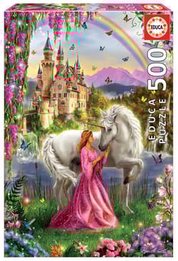 Puzzle 500 Wróżka i Jednorożec 109630