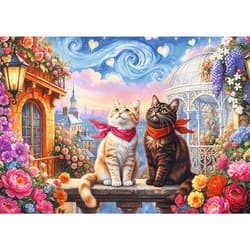 Galeria - zdjęcie nr. 2 - Puzzle 500 Zakochane Mruczki 37553