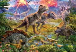 Galeria - zdjęcie nr. 2 - Puzzle 500 Zgromadzenie Dinozaurów
