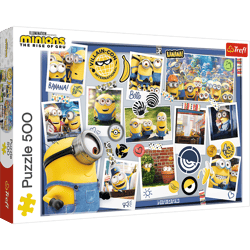 Puzzle 500 Zwariowana kolekcja zdjęć Minionki 37390