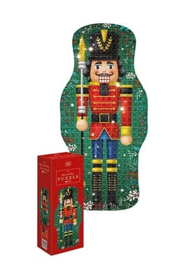 Puzzle 502 Shape Christmas Nutcracker Green