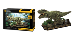 Galeria - zdjęcie nr. 5 - Puzzle 52 3D T-Rex National Geographic license