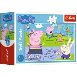 Puzzle 54 mini Wesoły dzień Świnki Peppy 3 TREFL
