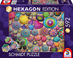 Puzzle 592 HEXAGON Mandala 114375