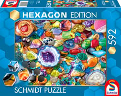 Puzzle 592 HEXAGON Potpourri z kamieni szlachetnych 114378