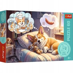 Puzzle 60 Corgi w krainie snów 17434