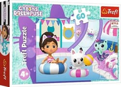 Puzzle 60 Gabby na basenie  Gabby's Dollhouse
