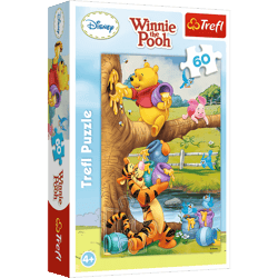 Puzzle 60 Kubuś Puchatech Małe co nieco TREFL