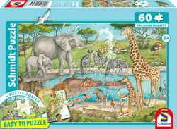 Puzzle 60 PQ Zwierzęta Afryki 114366