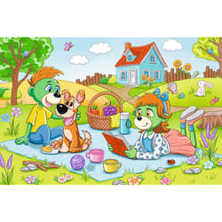 Galeria - zdjęcie nr. 3 - Puzzle 60 Przygody Rodziny Treflików 17394