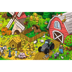 Galeria - zdjęcie nr. 2 - Puzzle 60 Wesoły dzień Treflików 17402