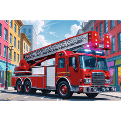 Galeria - zdjęcie nr. 2 - Puzzle 60  Wóz Strażacki 17405