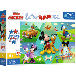 Puzzle 60 XXL Super Shape Z Mikim zawsze jest wesoło! 50014