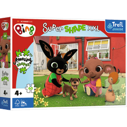 Puzzle 60 XXL Super Shape Zabawa z pieskiem 50013