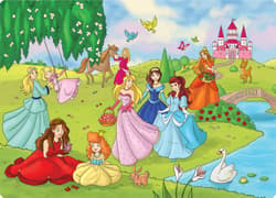Galeria - zdjęcie nr. 2 - Puzzle 70 Księżniczki w ogrodzie