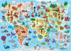 Galeria - zdjęcie nr. 2 - Puzzle 70 Mapa świata