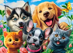 Galeria - zdjęcie nr. 2 - Puzzle 70 Pets Selfie B-070220