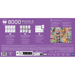 Galeria - zdjęcie nr. 2 - Puzzle 8000 Trefl Premium Plus Disney Princess 81058