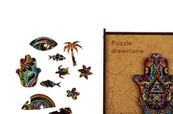 Galeria - zdjęcie nr. 3 - Puzzle 90 drewniane A4 Hamsa