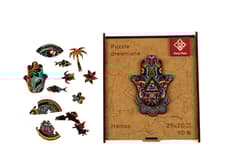 Galeria - zdjęcie nr. 4 - Puzzle 90 drewniane A4 Hamsa