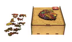Galeria - zdjęcie nr. 2 - Puzzle 90 drewniane A4 Lew