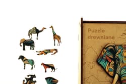 Galeria - zdjęcie nr. 4 - Puzzle 90 drewniane A4 Słoń