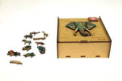 Galeria - zdjęcie nr. 2 - Puzzle 90 drewniane A4 Słoń