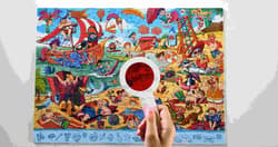 Galeria - zdjęcie nr. 5 - Puzzle 90 obserwacyjne z lupą Plaża