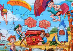 Galeria - zdjęcie nr. 4 - Puzzle 90 obserwacyjne z lupą Plaża