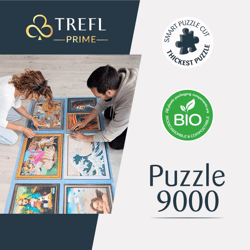Galeria - zdjęcie nr. 2 - Puzzle 9000 UFT The Houses of Hogwarts 81023