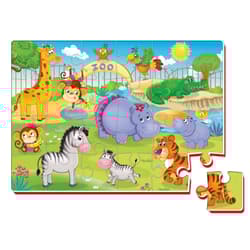 Galeria - zdjęcie nr. 2 - Puzzle A4 piankowe Śmieszne obrazki  ZOO RK6020-06