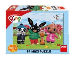 Puzzle baby 24 Królik Bing jesienną porą