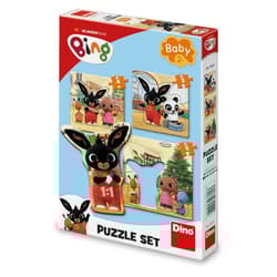 Puzzle Baby 3w1 Królik Bing 3, 4 i 5el
