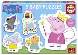 Puzzle Baby 5w1 Świnka Peppa 113782