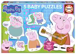 Puzzle Baby 5w1 Świnka Peppa 113783