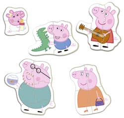 Galeria - zdjęcie nr. 2 - Puzzle Baby 5w1 Świnka Peppa 113783