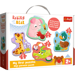 Puzzle Baby Classic Bobaskowe zwierzątka 36135